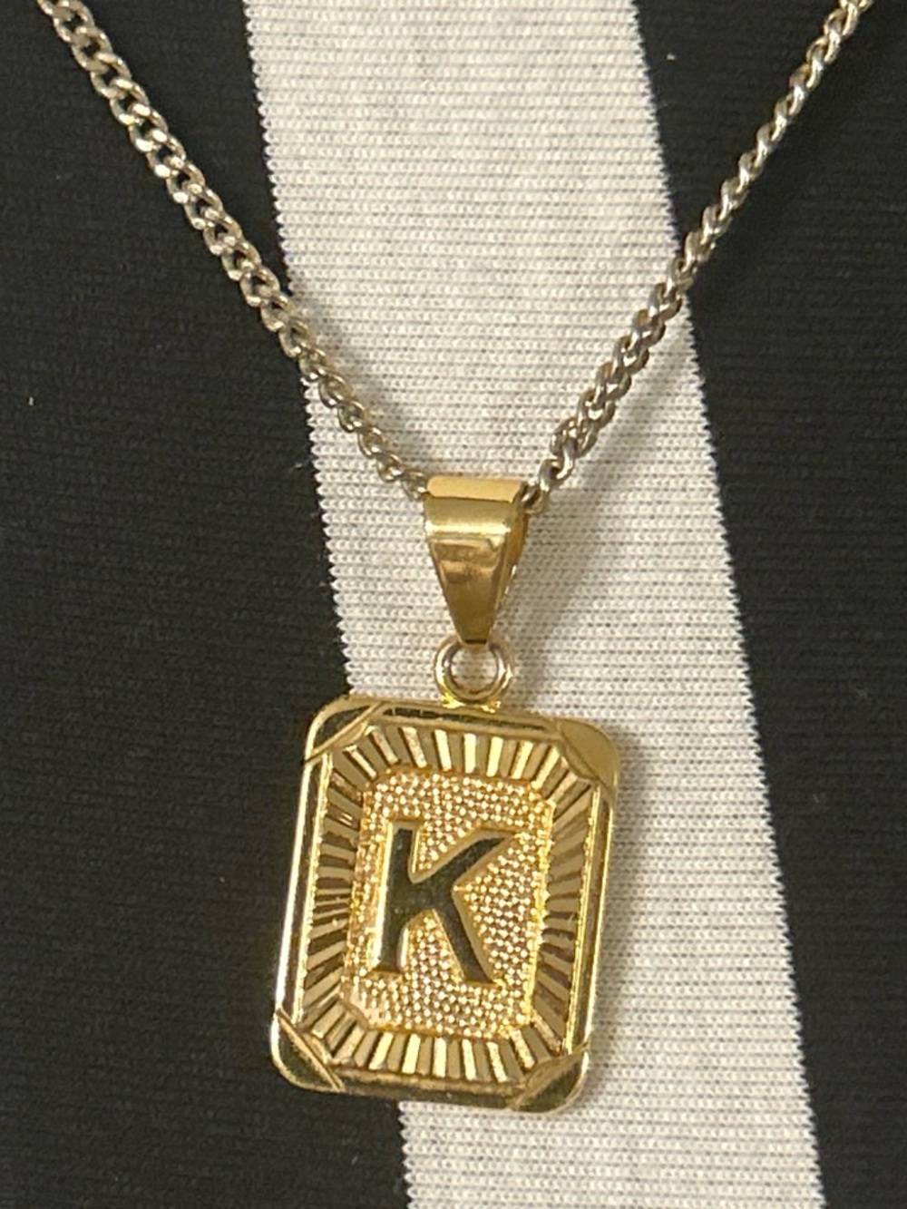 Nordstrom Gold Initial K Pendant Necklace